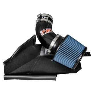 Injen® - SP Series Polished Black Short Ram Air Intake System with Blue Filter