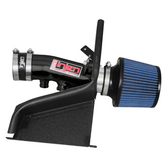 Injen® - SP Series Polished Black Short Ram Air Intake System with Blue Filter