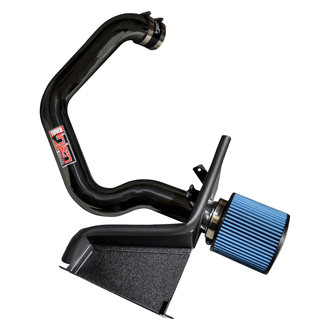 Injen® - SP Series Polished Black Short Ram Air Intake System with Blue Filter