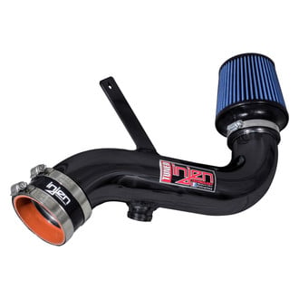 Injen® - SP Series Polished Black Cold Air Intake System with Blue Filter