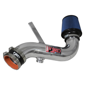 Injen® - SP Series Polished Silver Cold Air Intake System with Blue Filter
