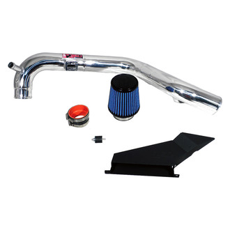 Injen® - SP Series Polished Black Short Ram Air Intake System with Blue Filter