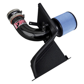 Injen® - SP Series Polished Black Short Ram Air Intake System with Blue Filter