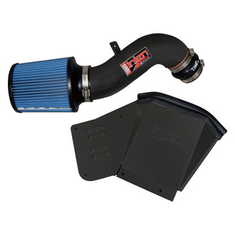 Injen® - SP Series Wrinkle Black Cold Air Intake System with Blue Filter