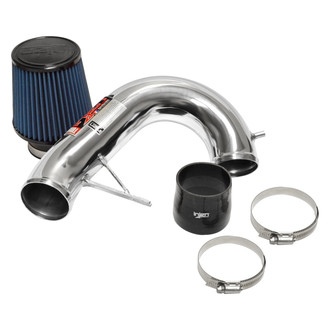 Injen® - SP Series Polished Silver Cold Air Intake System with Blue Filter