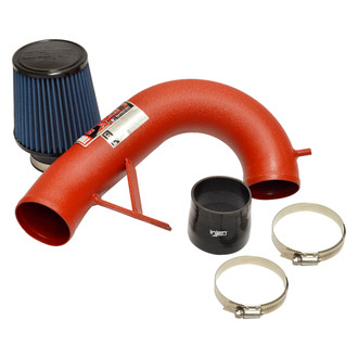Injen® - SP Series Wrinkle Red Cold Air Intake System with Blue Filter
