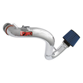 Injen® - SP Series Polished Silver Cold Air Intake System with Blue Filter