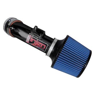 Injen® - SP Series Polished Black Short Ram Air Intake System with Blue Filter