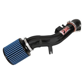 Injen® - SP Series Polished Black Short Ram Air Intake System with Blue Filter