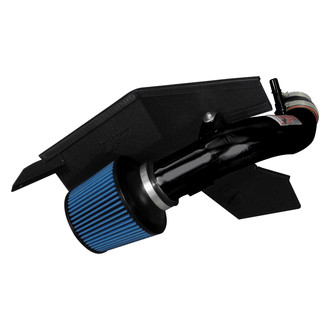 Injen® - SP Series Polished Black Short Ram Air Intake System with Blue Filter