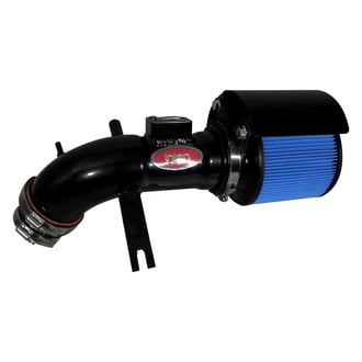 Injen® - SP Series Polished Black Short Ram Air Intake System with Blue Filter