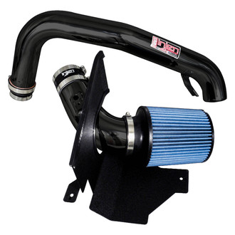 Injen® - SP Series Polished Black Short Ram Air Intake System with Blue Filter