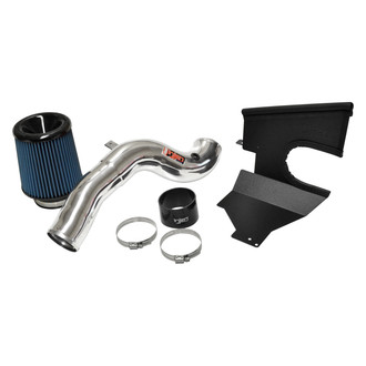 Injen® - SP Series Polished Silver Short Ram Air Intake System with Blue Filter