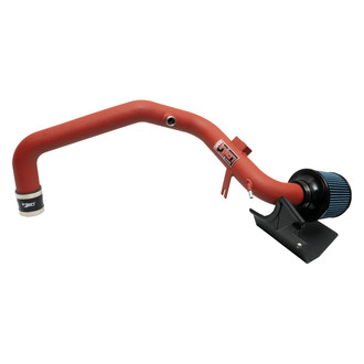 Injen® - SP Series Wrinkle Red Short Ram Air Intake System with Blue Filter