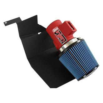 Injen® - SP Series Wrinkle Red Short Ram Air Intake System with Blue Filter