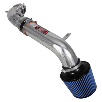 Injen® - SP Series Polished Silver Cold Air Intake System with Blue Filter