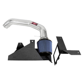 Injen® - SP Series Polished Silver Cold Air Intake System with Blue Filter