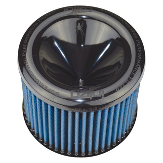Injen® - SuperNano-Web™ Round Tapered Blue Air Filter (2.5" F x 6" B x 5.3" T x 5.9" H)