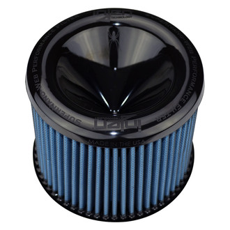 Injen® - SuperNano-Web™ Round Tapered Blue Air Filter (2.75" F x 6" B x 5" T x 5" H)