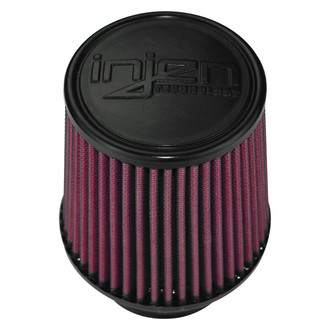Injen® - High Performance™ Round Tapered Red Air Filter (3" F x 5" B x 4" T x 5" H)