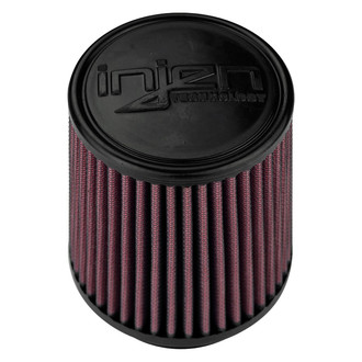 Injen® - High Performance™ Round Tapered Red Air Filter (3" F x 5" B x 4" T x 4.875" H)