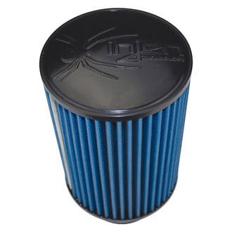 Injen® - SuperNano-Web™ Round Straight Blue Air Filter (3" F x 5" B x 5.5" T x 7" H)