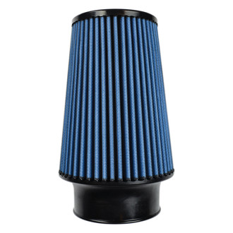 Injen® - SuperNano-Web™ Round Tapered Blue Air Filter (3.5" F x 5.25" B x 4" T x 7" H)