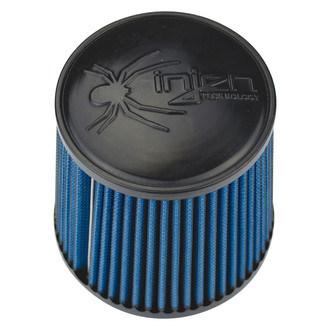 Injen® - SuperNano-Web™ Round Tapered Blue Air Filter (3" F x 5" B x 4" T x 4.5" H)