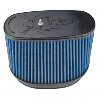 Injen® - SuperNano-Web™ Oval Straight Blue Air Filter