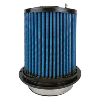Injen® - SuperNano-Web™ Round Tapered Blue Air Filter (3.5" F x 5.5" B x 4" T x 6.5" H)