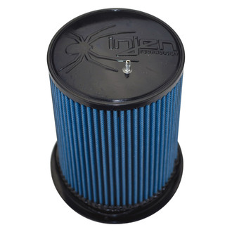 Injen® - SuperNano-Web™ Round Tapered Blue Air Filter (5" F x 7" B x 5" T x 9.3" H)