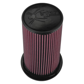 Injen® - High Performance™ Round Tapered Red Air Filter (4" F x 6" B x 4" T x 8.8" H)