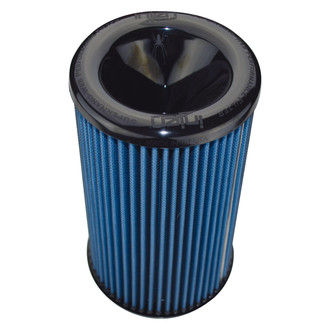 Injen® - SuperNano-Web™ Round Tapered Blue Air Filter (4" F x 6.5" B x 5.35" T x 10.3" H)