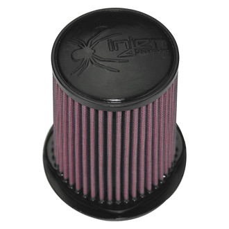 Injen® - High Performance™ Round Tapered Red Air Filter (4" F x 6" B x 4" T x 6.3" H)