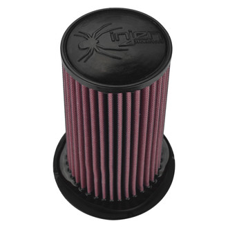 Injen® - High Performance™ Round Tapered Red Air Filter (3.5" F x 6.5" B x 5" T x 8.8" H)