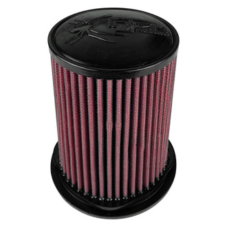 Injen® - High Performance™ Round Tapered Red Air Filter (6.5" B x 4" T x 10.9" H)