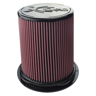 Injen® - SuperNano-Web™ Round Tapered Red Air Filter (5" F x 9.3" B x 8.5" H)