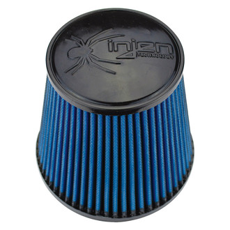 Injen® - SuperNano-Web™ Round Tapered Blue Air Filter (4" F x 5.63" B x 4" T x 6" H)