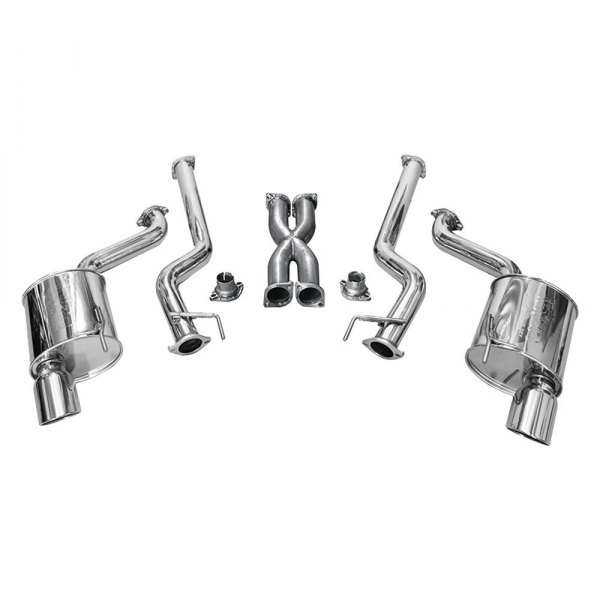 Injen® - Stainless Steel Cat-Back Exhaust System, Ford Mustang