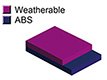 Durable 3-layer ABS plastic construction for long-lasting service