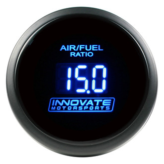 Innovate Motorsports® - DB Series 2-1/16" Digital Air/Fuel Ratio Gauge with LC-2 Kit, Blue