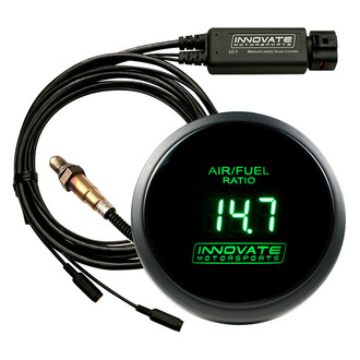 Innovate Motorsports® - DB Series 2-1/16" Digital Air/Fuel Ratio Gauge with LC-2 Kit, Green