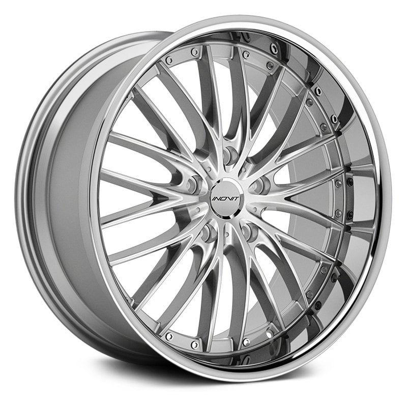 INOVIT YSM-012 Sonic Hyper Silver 20x8.5 +35 5x120.65 Wheels Set of Rims