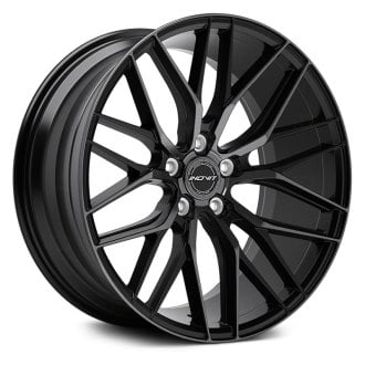 高質で安価 INOVIT® YSM-028 BLITZ Wheels - Black with Machined Face and タイヤ・ホイール