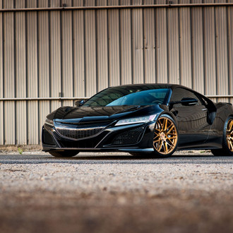 Modern Black Acura NSX Gets a Touch of Style with Crystal Clear LED Headlights on