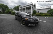 Blaque Diamond Rims Beautifying Black Acura RLX