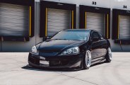 Moderate Tuning Kit on Black Acura RSX