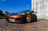 Hate It or Love It: Eye-Catching Acura RSX on Gold Avant Garde Wheels