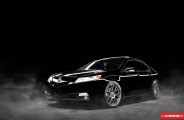 Enhanced Gloss Black Acura TL with Custom Exterior Parts