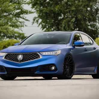 Born to Drive, Customized to Impress: Matte Blue Acura TLX with Stunning Accessories